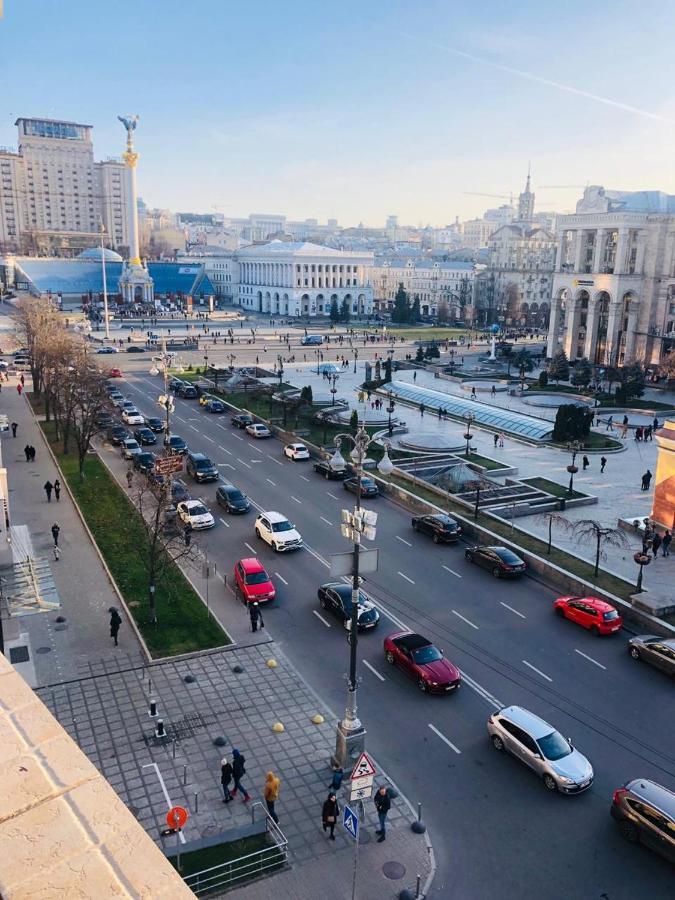 Apartamento Amazing View Of Maydan! Kiev Exterior foto