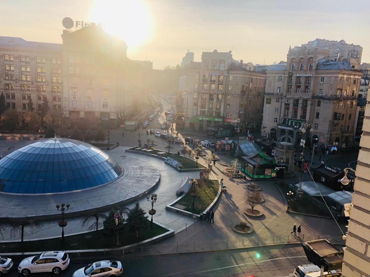 Apartamento Amazing View Of Maydan! Kiev Exterior foto