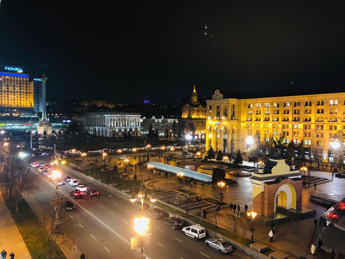 Apartamento Amazing View Of Maydan! Kiev Exterior foto