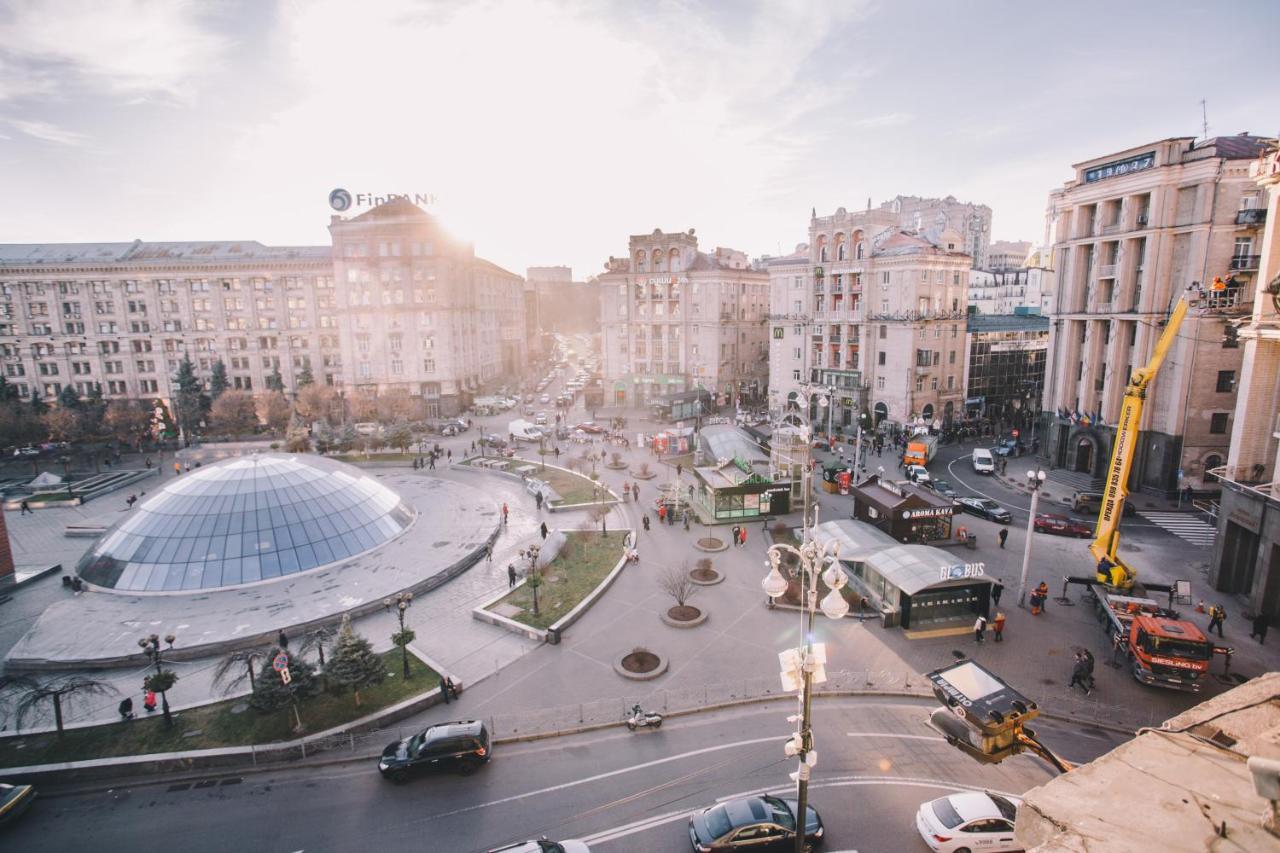 Apartamento Amazing View Of Maydan! Kiev Exterior foto